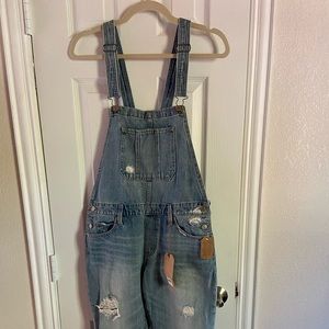 Lucky brand denim overalls